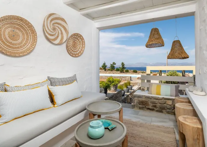 Villa Kallirroe Deluxe With Sea View And Pool Chrisi Akti (Paros)