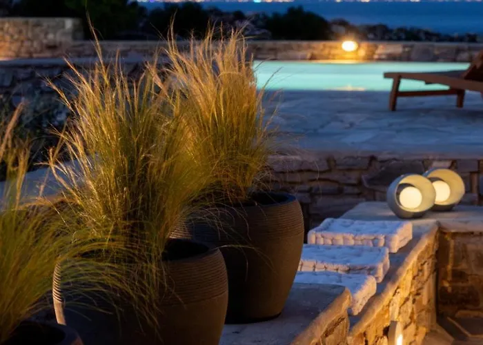 Villa Kallirroe Deluxe With Sea View And Pool Chrisi Akti (Paros)